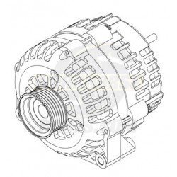 08400251 - Alternator / Generator Assembly 145 Amp